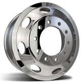 24.5x8.25 NORTHSTAR 10X285MM HUB PILOT "SATURN" OVAL HOLE MIRROR POLISHED BOTH SIDES